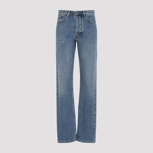 MOSCHINO COUTURE Elegant Blue Cotton Denim Jeans for Women