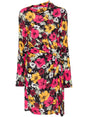 MOSCHINO COUTURE Floral Print Mini Dress