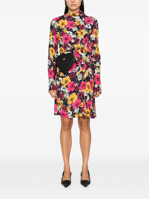 MOSCHINO COUTURE Floral Print Mini Dress