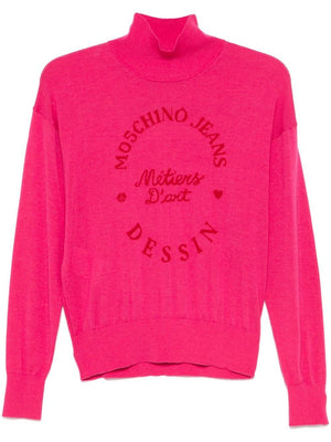 MOSCHINO COUTURE Chic Wool Outerwear for Women - FW24