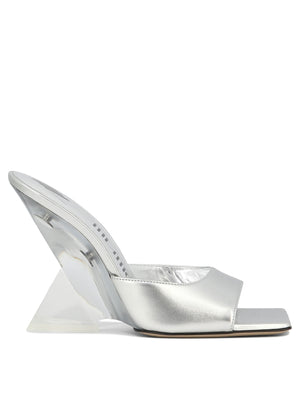 THE ATTICO 24SS Silver Sandals for Women