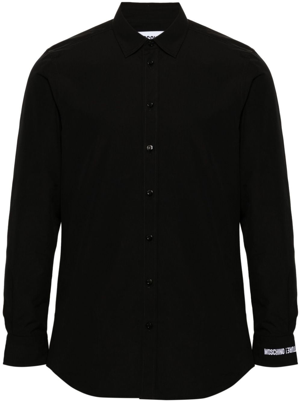 MOSCHINO COUTURE Logo-Embroidered Classic Shirt for Men