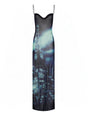 JEAN PAUL GAULTIER Mesh Slip Dress - Pigalle Print, Mini Style