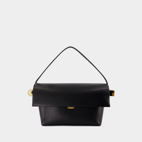 JACQUEMUS Elegant Round Leather Handbag