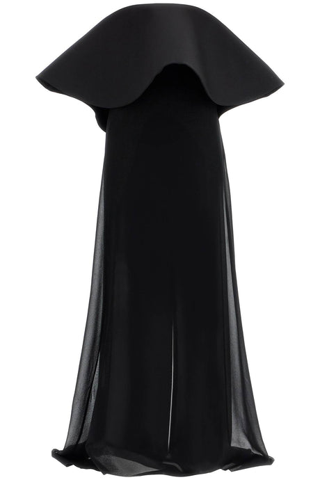 JACQUEMUS Chic Maxi Dress with Oversized Ruffle