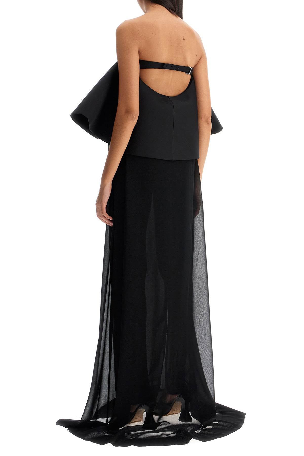 JACQUEMUS Chic Maxi Dress with Oversized Ruffle