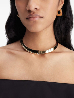 JACQUEMUS Mini Metallic Copper Necklace