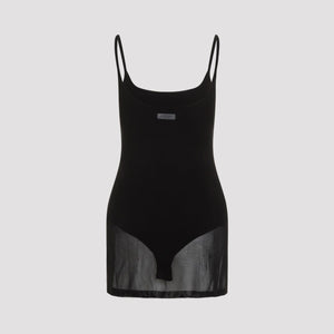 JACQUEMUS Elegant Black Mini Dress