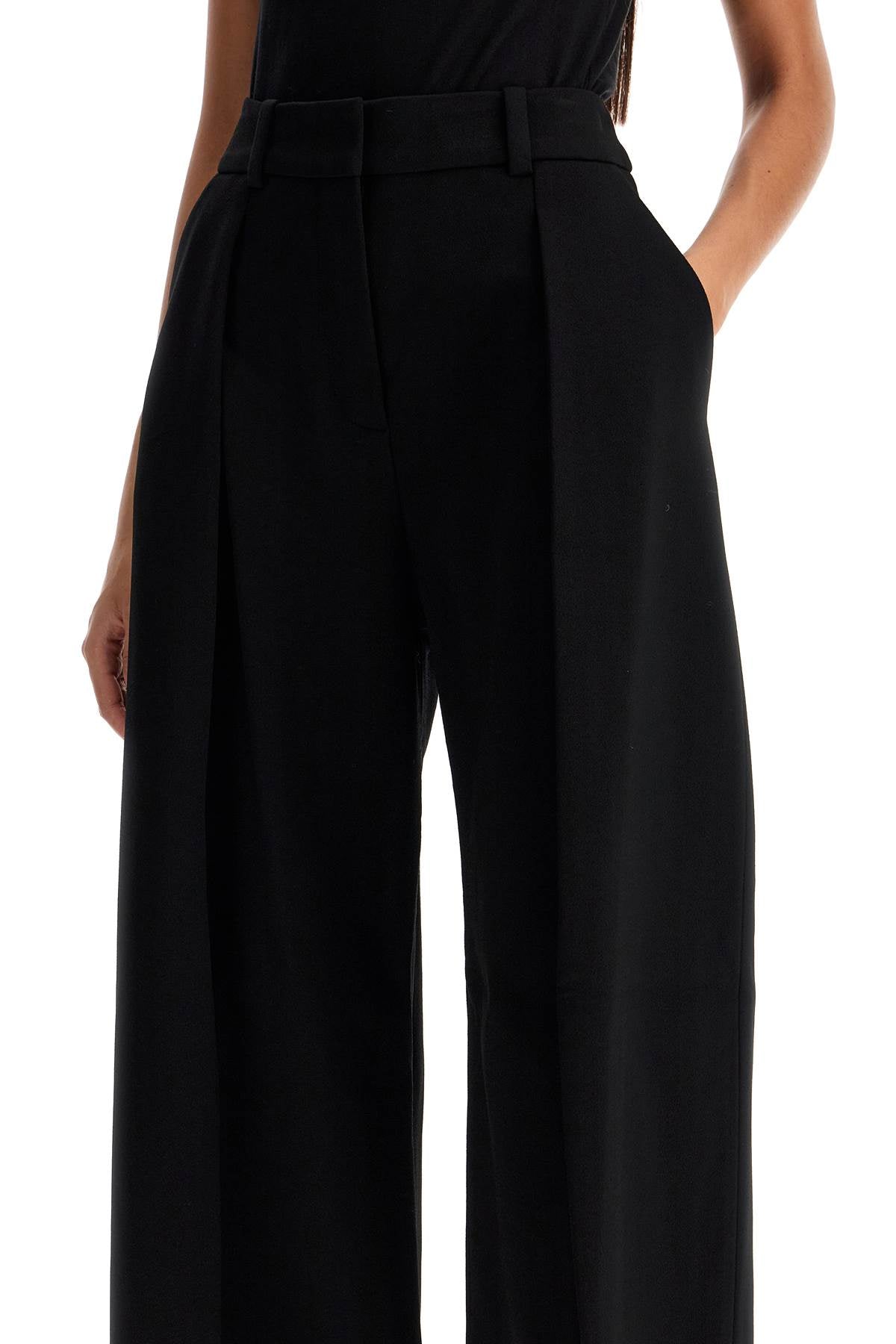 JACQUEMUS High-Waisted Curved Cut Trousers - Women's Size 36