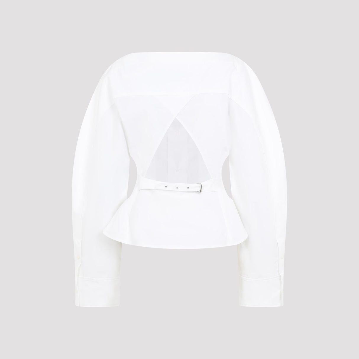 JACQUEMUS Elegant White Cotton Shirt