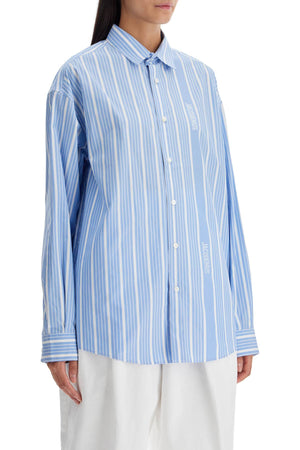 JACQUEMUS Wide-Cut Striped Shirt - Size FR 36