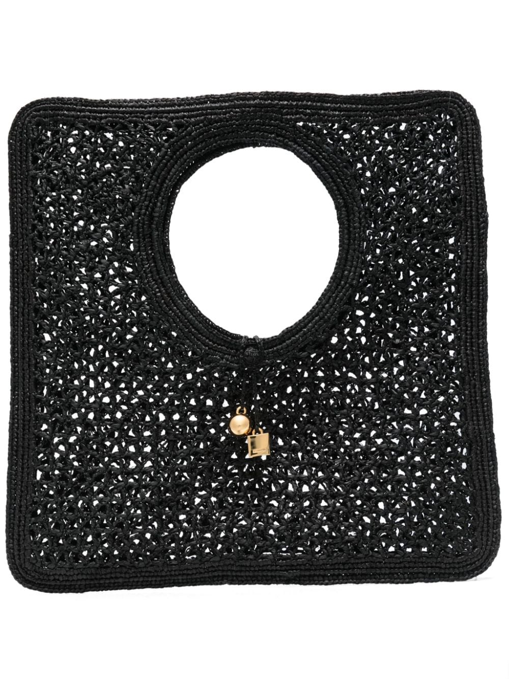 JACQUEMUS LE CARRE SPIAGGIA RAFIA HANDBAG