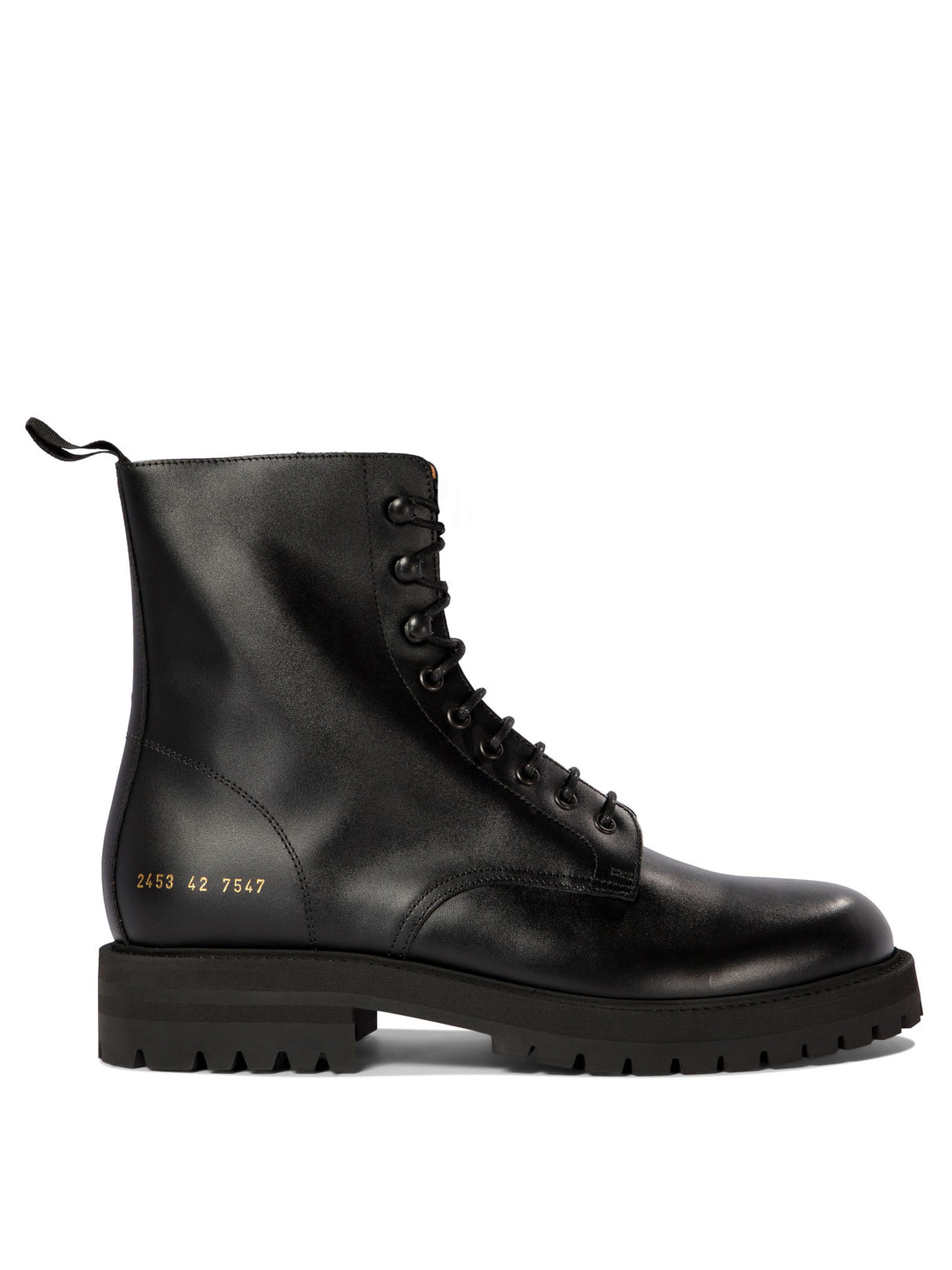 COMMON PROJECTS Elegant Leather Combat Boots