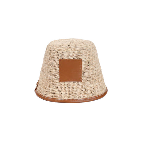 JACQUEMUS Chic Summer Raffia Bucket Hat