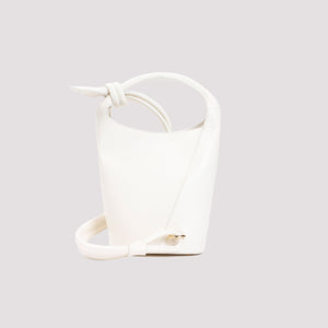 JACQUEMUS Beige Leather Shoulder & Crossbody Handbag for Women | SS24 Collection