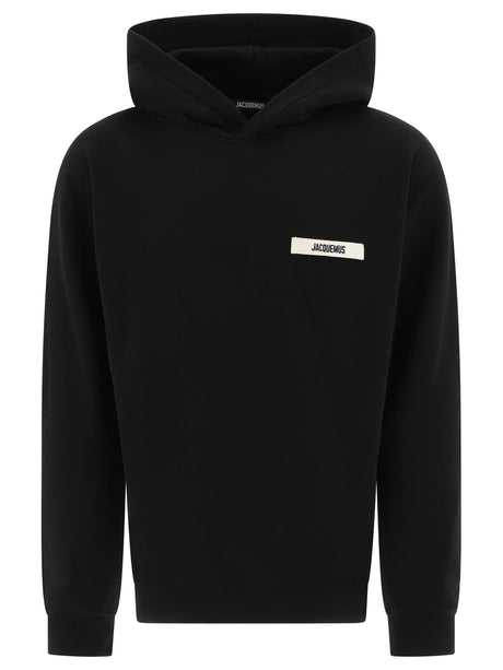 JACQUEMUS Essential Relaxed Fit Cotton Hoodie