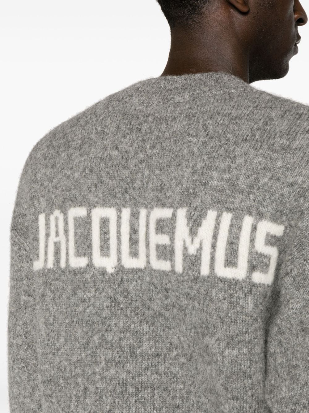 JACQUEMUS Alpaca Wool Blend Crew Neck Jumper