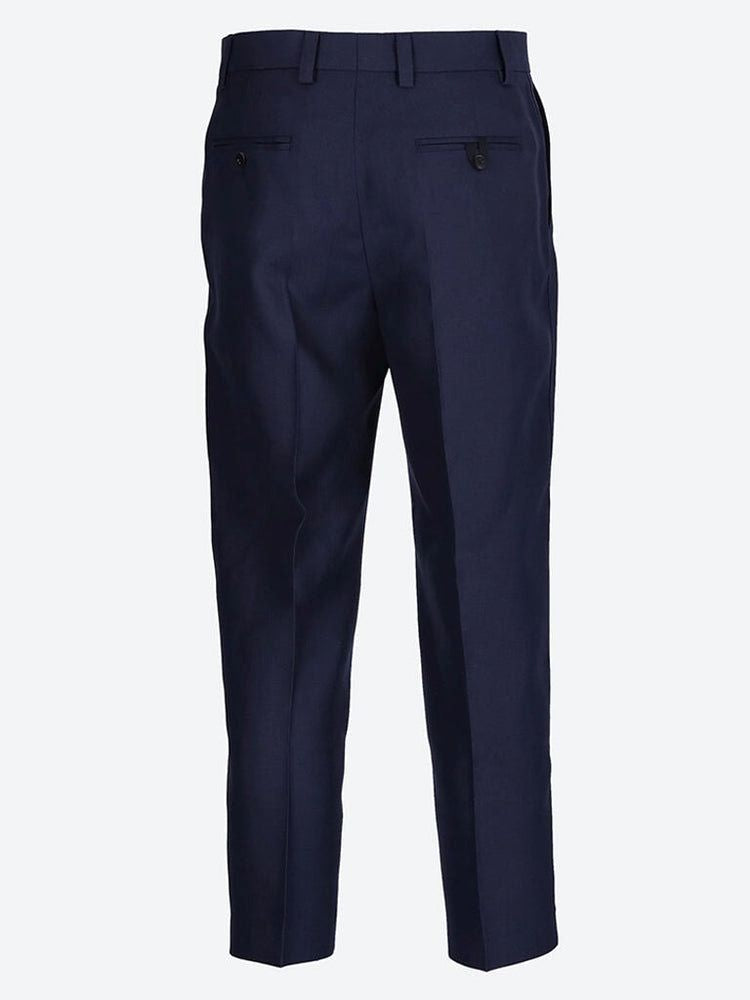 JACQUEMUS Darknavy Wool Blend Pants for Men from SS24 Collection