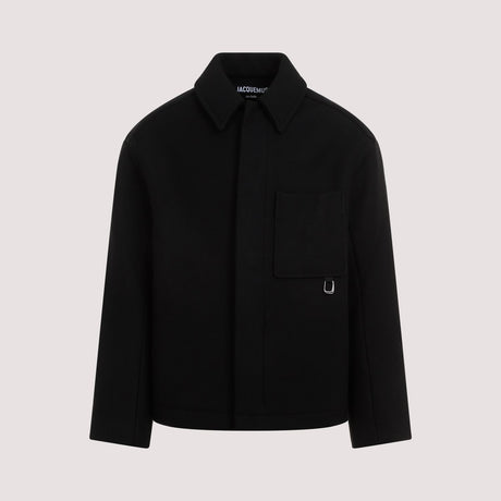 JACQUEMUS Elegant Mini Wool-Blend Jacket
