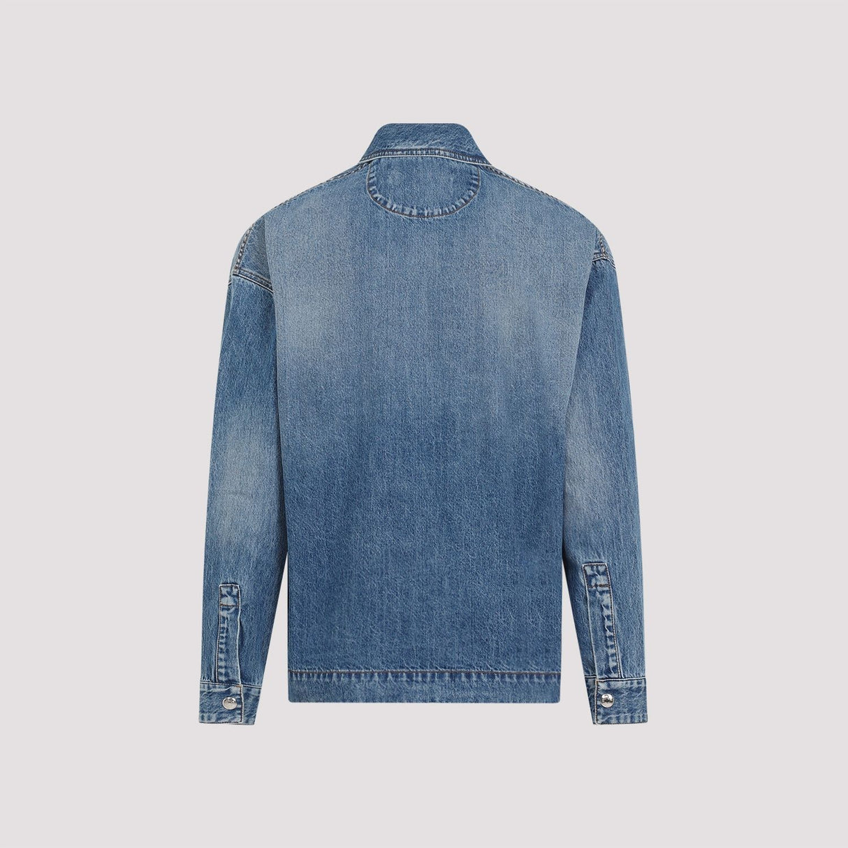 JACQUEMUS Classic Denim Button-Down Shirt