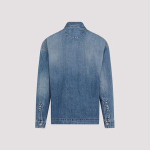 JACQUEMUS Classic Denim Button-Down Shirt