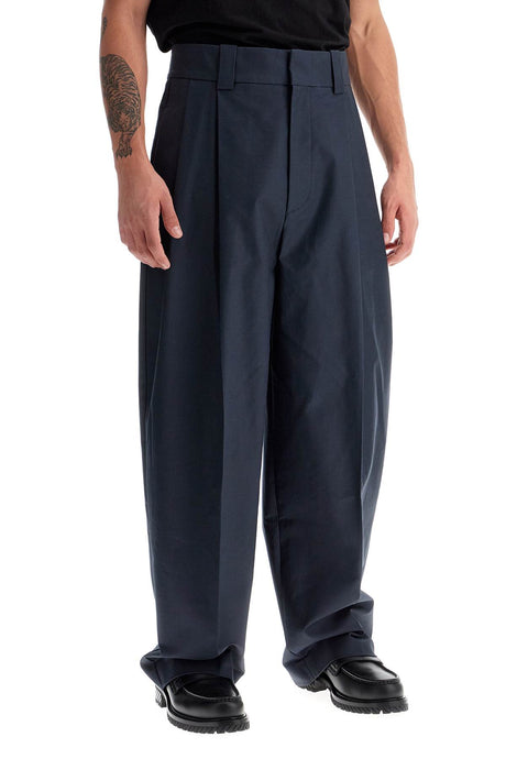 JACQUEMUS Double Pleated Wide Leg Pants - Size 48