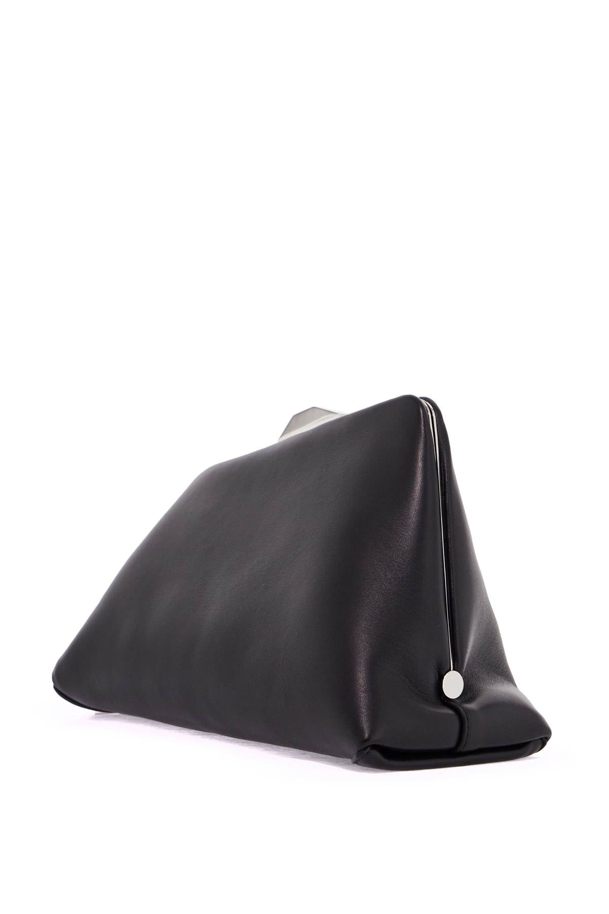 THE ATTICO Mini Soft Leather Trapezoid Clutch