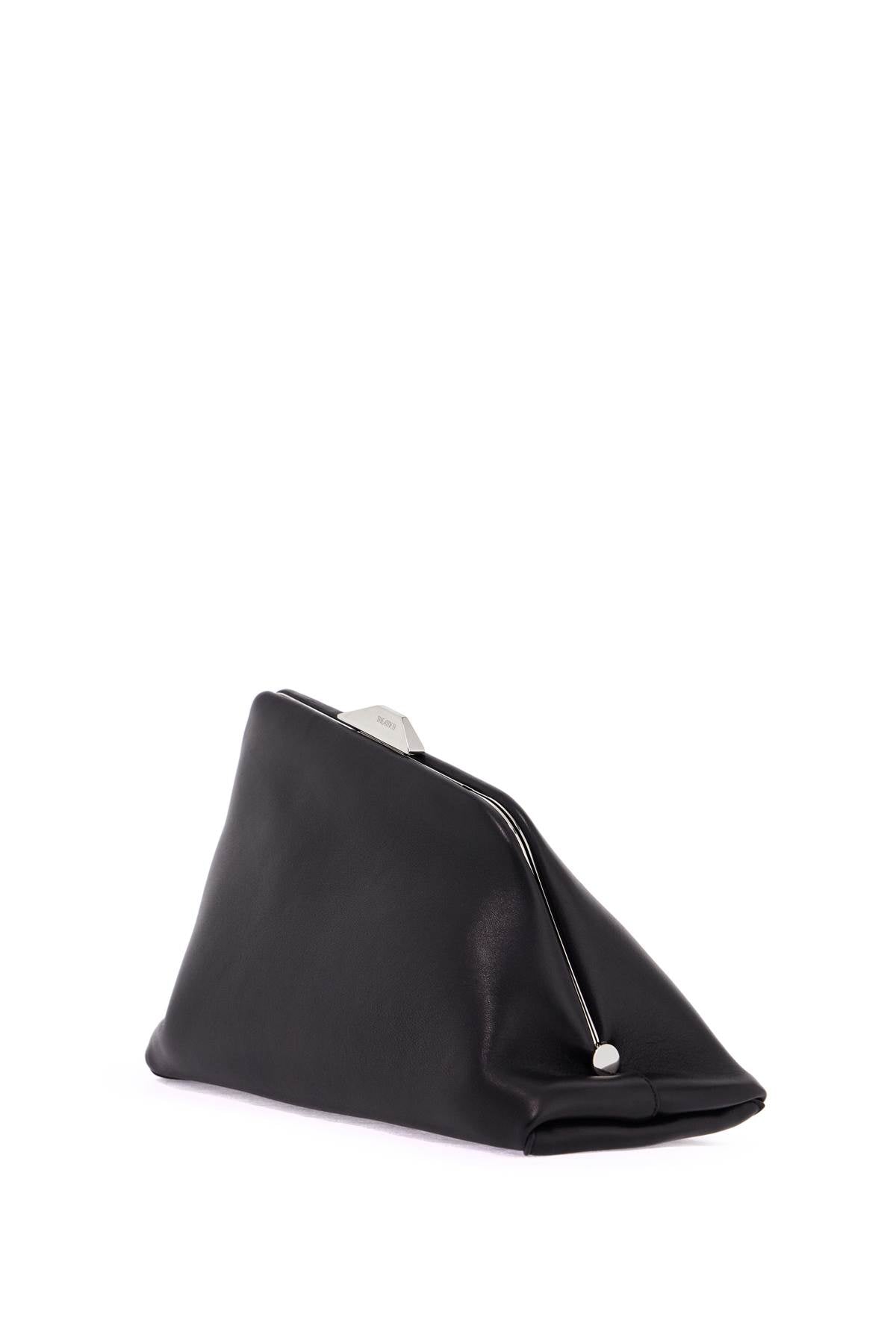 THE ATTICO Mini Soft Leather Trapezoid Clutch