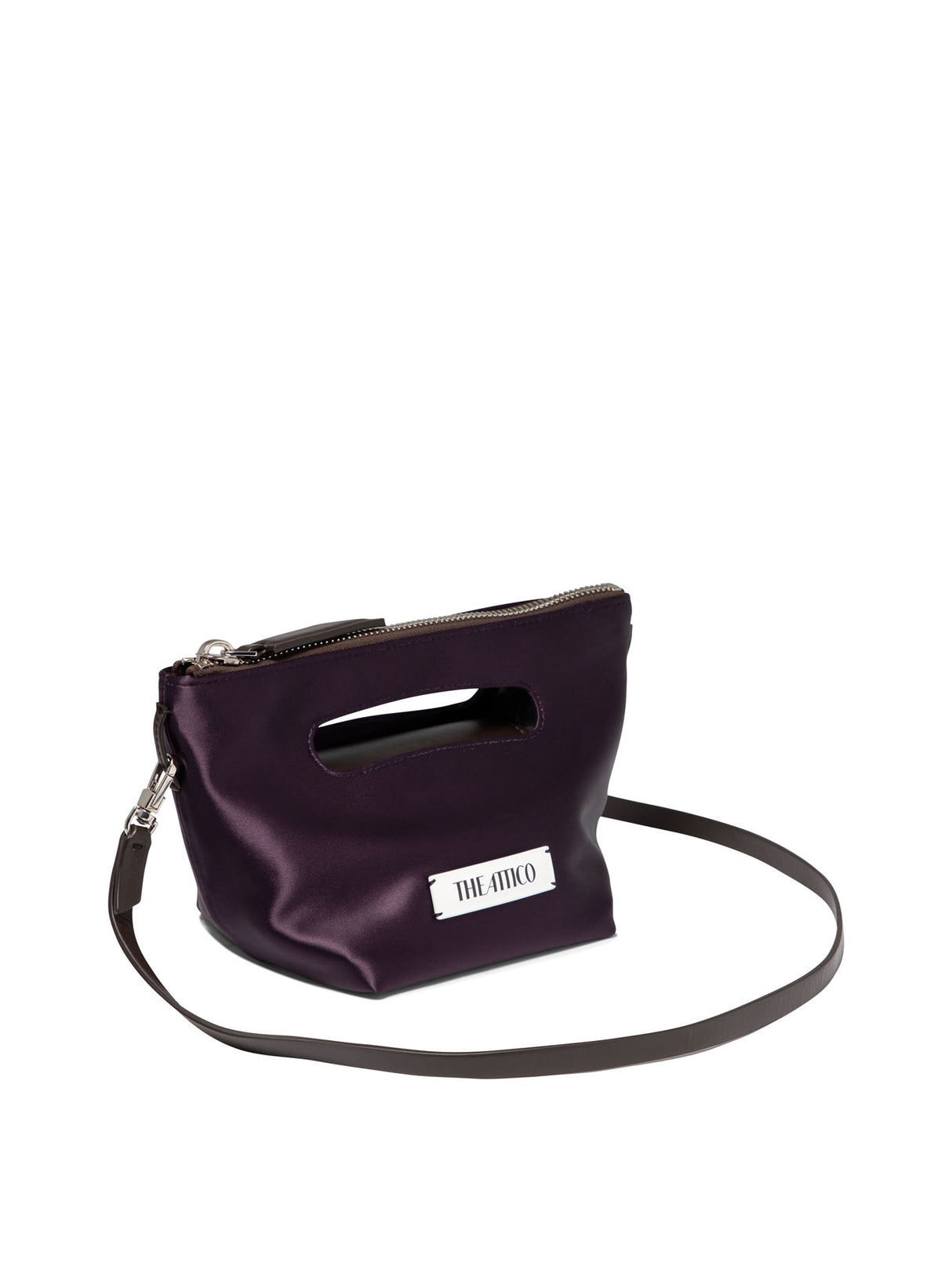 THE ATTICO Elegant Purple Tote Handbag for Women