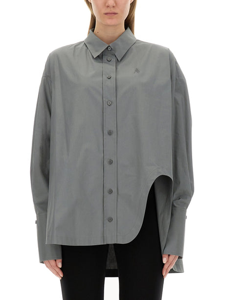 THE ATTICO Oversized Cotton Shirt - Size 40 IT