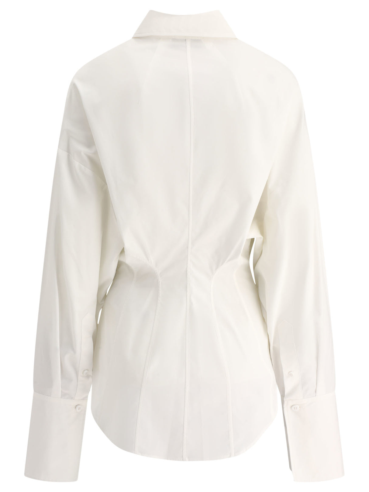 THE ATTICO Asymmetric Cotton Shirt