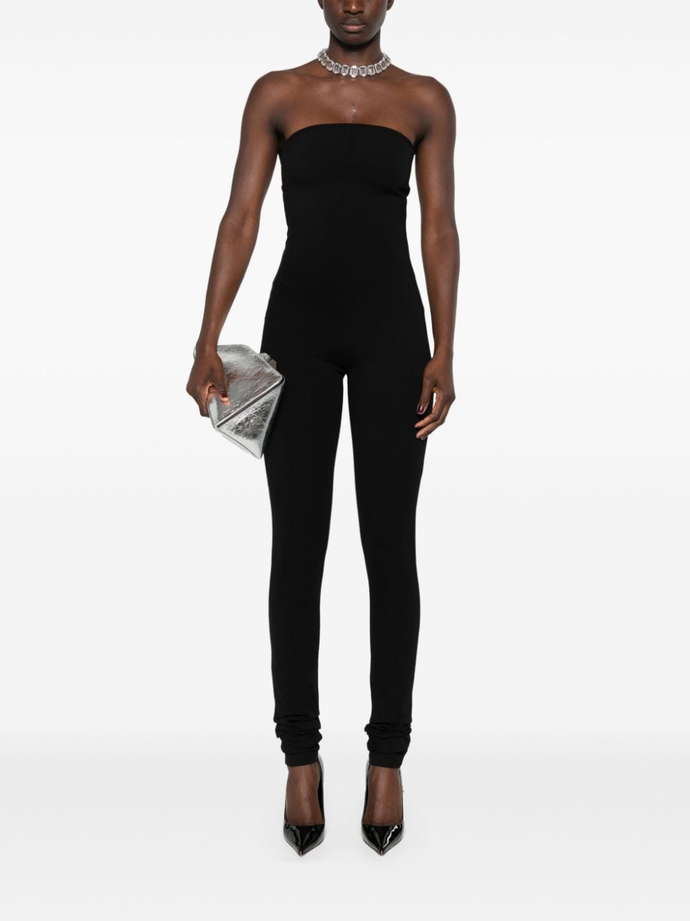 THE ATTICO Elegant Off-Shoulder Jumpsuit