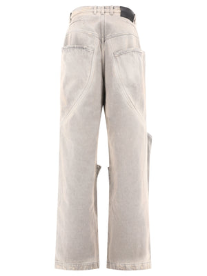 THE ATTICO 24FW Women's Grey Denim Jeans