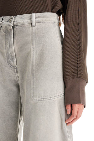 THE ATTICO Urban Chic Baggy Jeans with Utility Pockets