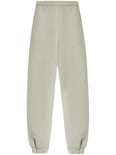 THE ATTICO Chic Light Grey Cotton Sweatpants