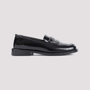 Giày Loafer Da Đen Sành Điệu Cao 1 Inch