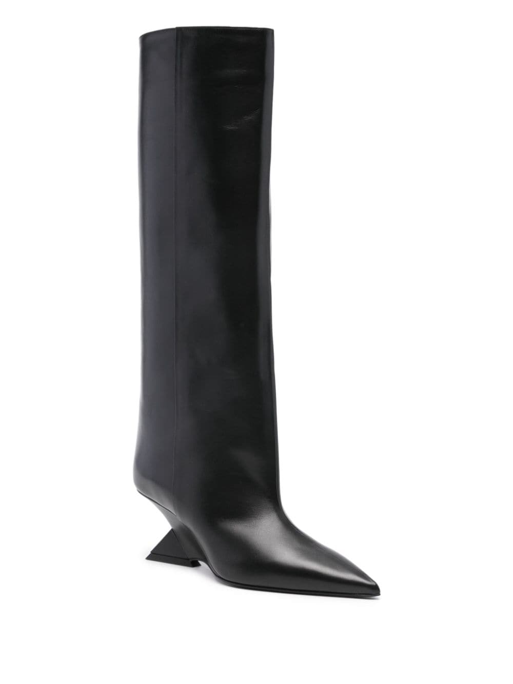 THE ATTICO Chic Leather Knee-Length Boots for Women