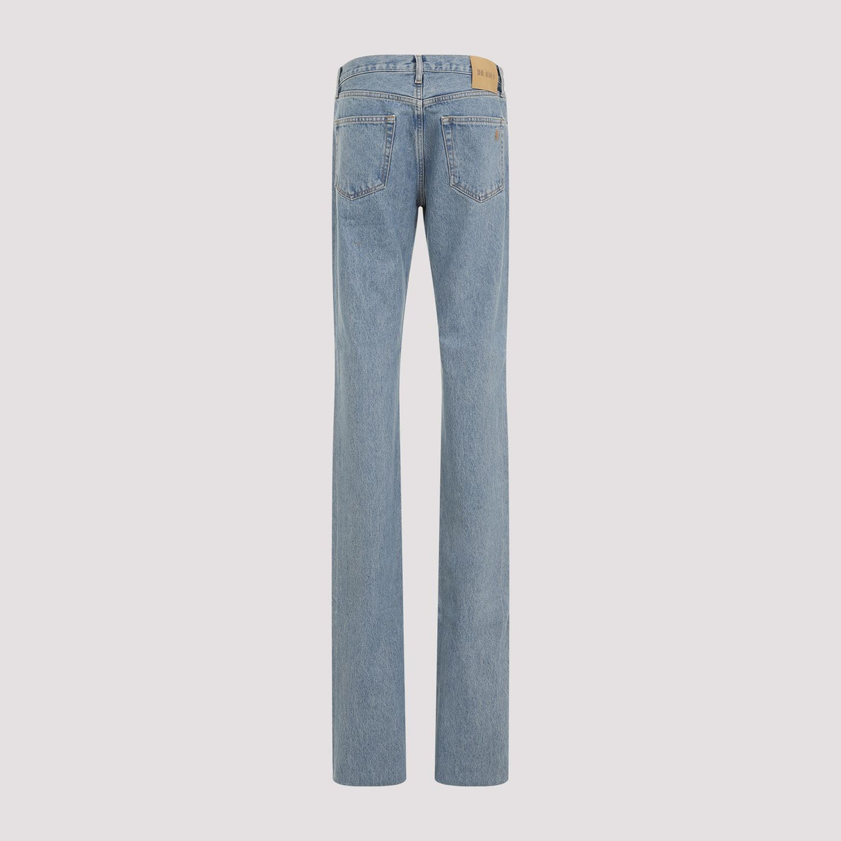 THE ATTICO Stylish Blue Cotton Jeans for Women