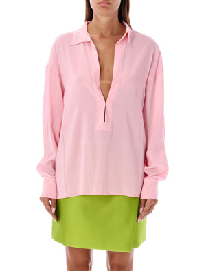 PHILOSOPHY DI LORENZO SERAFINI Elegant Oversized Viscose Blouse