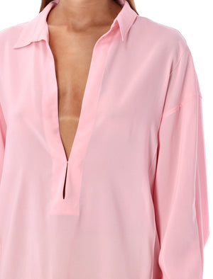 PHILOSOPHY DI LORENZO SERAFINI Elegant Oversized Viscose Blouse