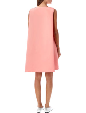 PHILOSOPHY DI LORENZO SERAFINI Elegant Silk Blend Mini Shift Dress