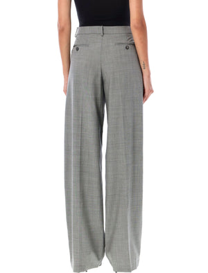 MAGDA BUTRYM Elegant Flared Wool Trousers