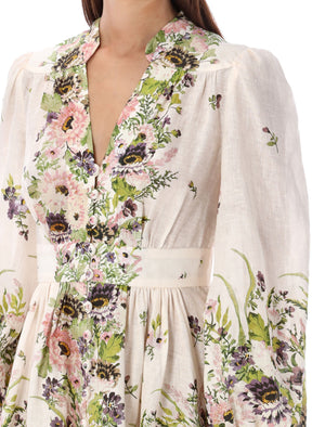 ZIMMERMANN Elegant Floral Mini Dress for Women - FW24