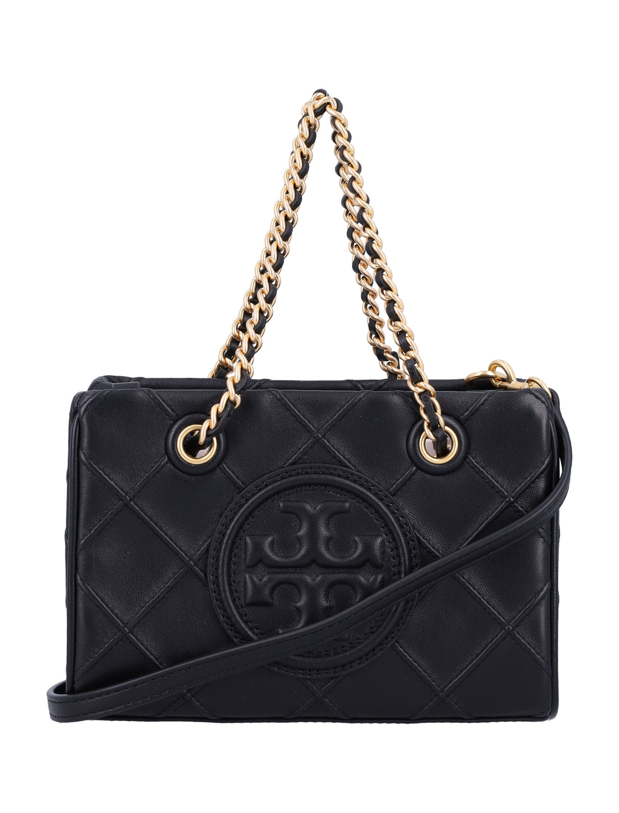 TORY BURCH Mini Chain Quilted Tote Handbag