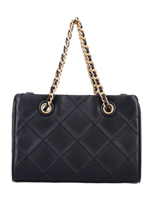 TORY BURCH Mini Chain Quilted Tote Handbag