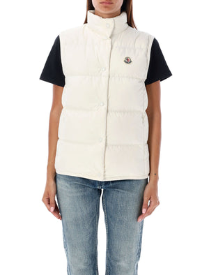 MONCLER Elegant High-Collar Puffer Vest