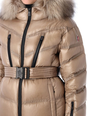 MONCLER GRENOBLE Women's Adjustable Down-Filled Ski Jacket with Detachable Hood - Size 1