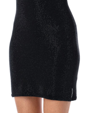 ALEXANDER WANG Crystal Hotfix Bodycon Mini Dress - Perfect for FW24