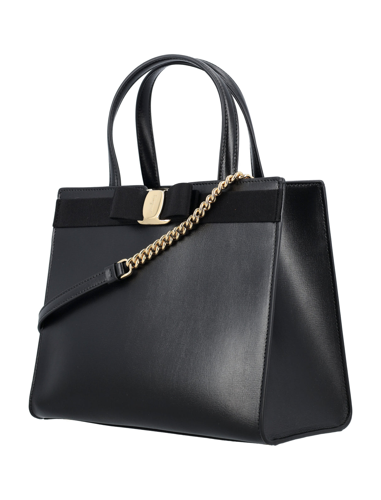 FERRAGAMO Elegant Mini Vara Tote with Iconic Bow - 20x24.5x9 CM