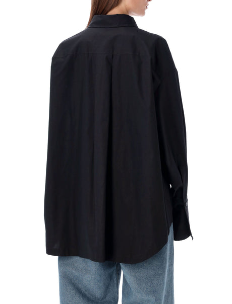 THE ATTICO Diana Cotton Oversized Shirt